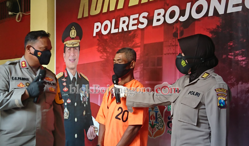 Polres Amankan Pelaku Pembunuhan, Pelaku Tak Menyesal