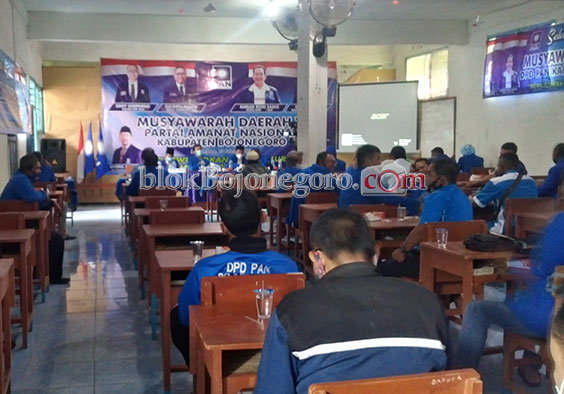 DPD PAN Bojonegoro Gelar Musda Secara Virtual