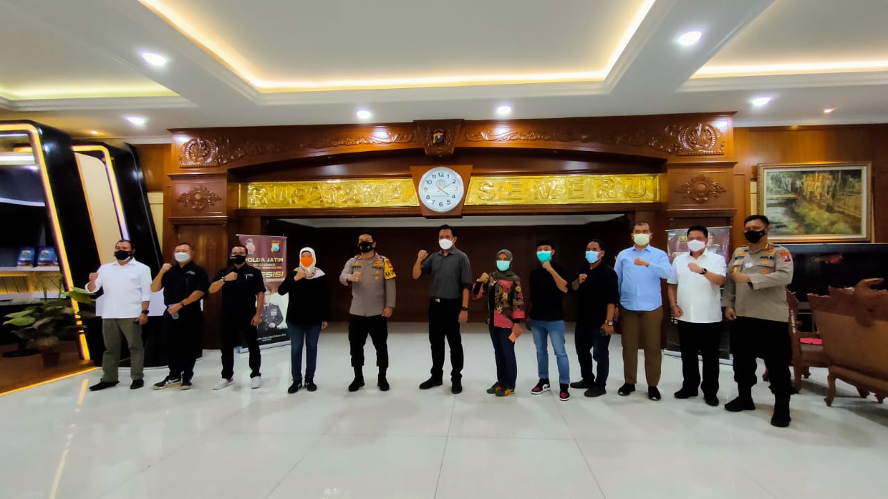 Kapolda Jatim Ajak AMSI bersama Perangi Hoax