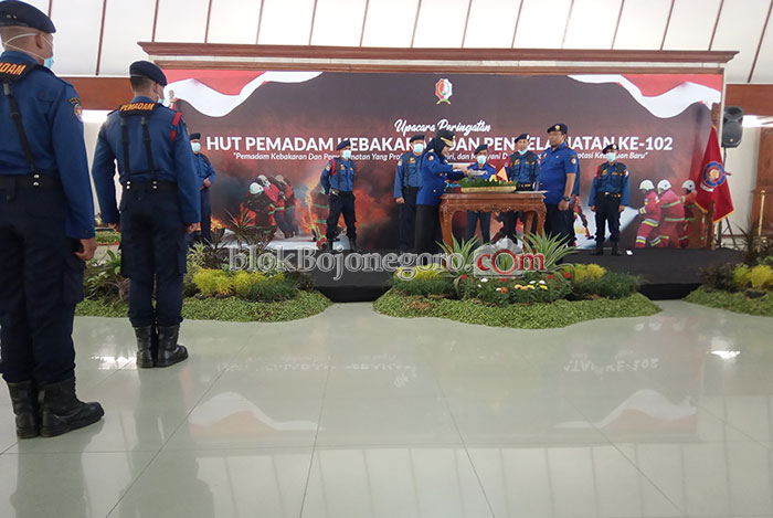 HUT Damkar Ke-102, Begini Pesan Bupati Bojonegoro