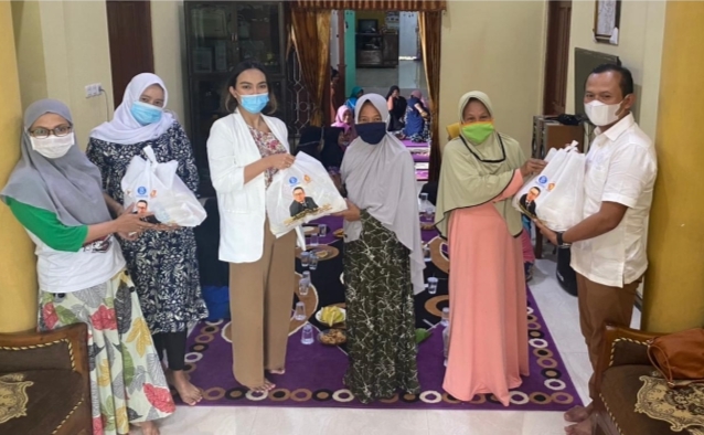Peduli Covid-19 dan Bencana Alam, Gerindra Tak Henti Bagikan Sembako