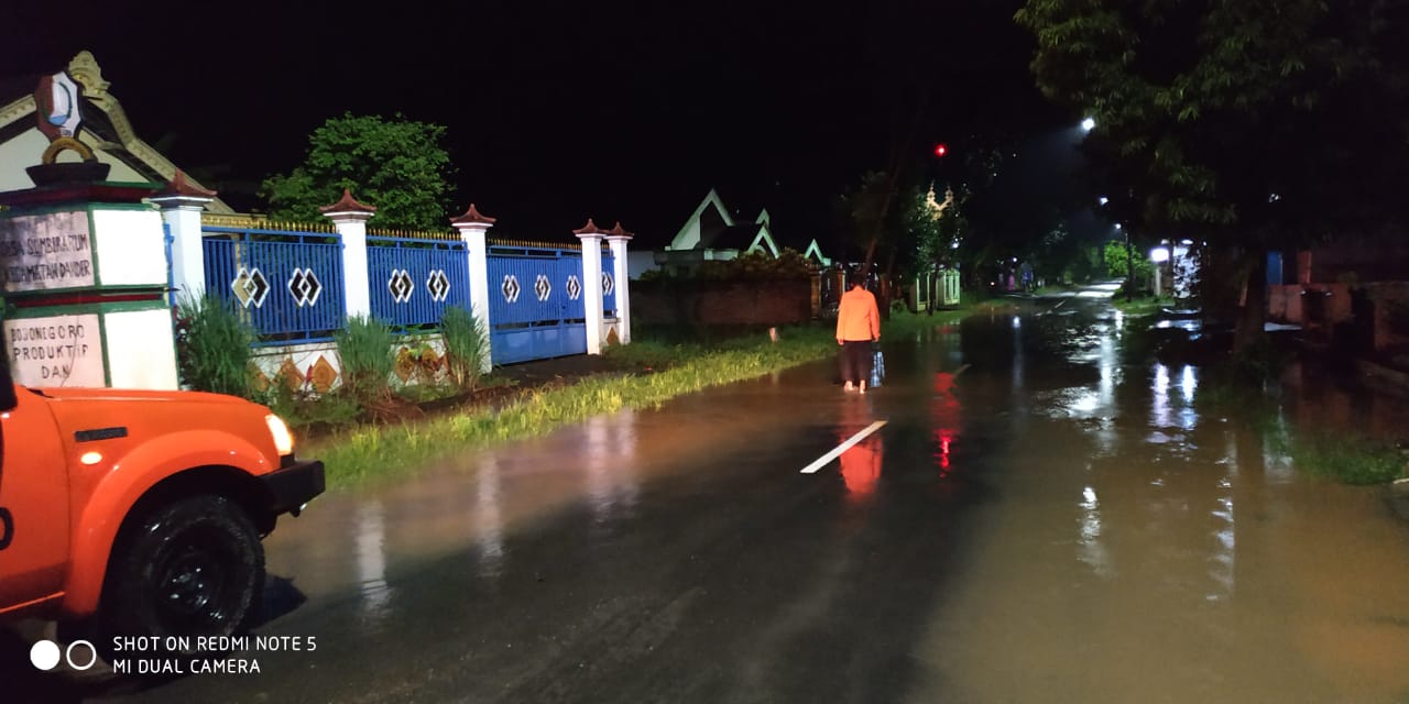 Banjir Kembali Landa Temayang, 120 Rumah dan Hektaran Sawah Terendam