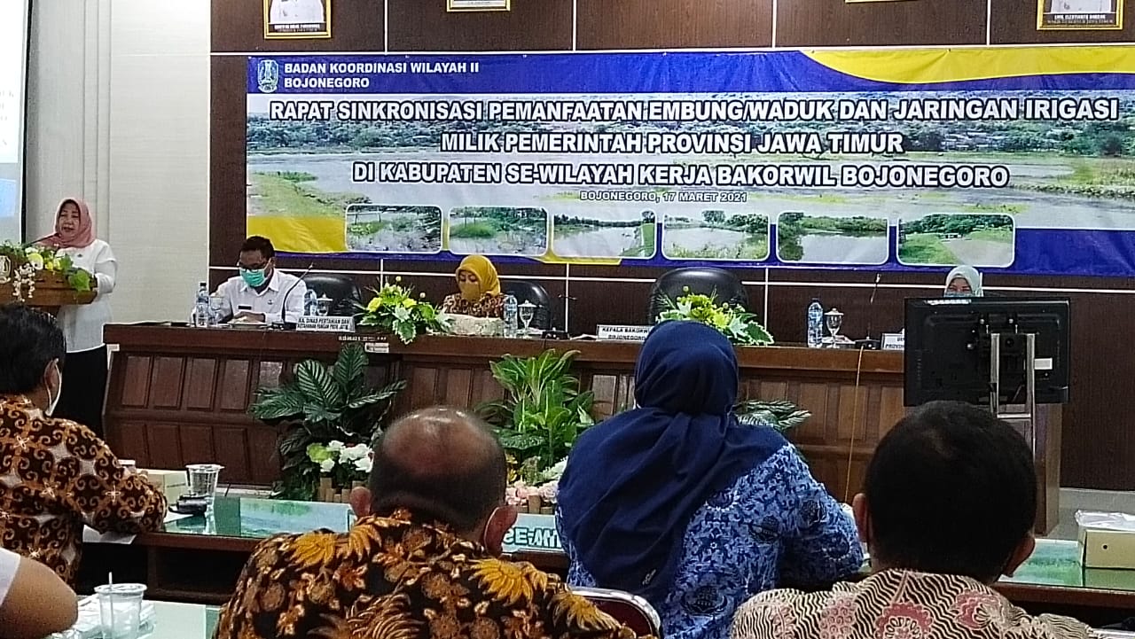 Bakorwil Bojonegoro Rapat Singkronisasi Pemanfaatan Embung