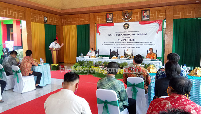 Optimalkan Teknologi untuk Pemasaran, Desa Prayungan Dapat Apresiasi Wantimpres