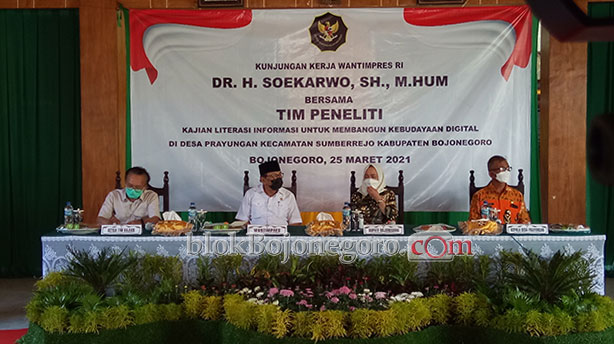 Adakan Kajian Literasi di Desa Prayungan, Wantimpres Dorong Pengaplikasian Budaya Digital