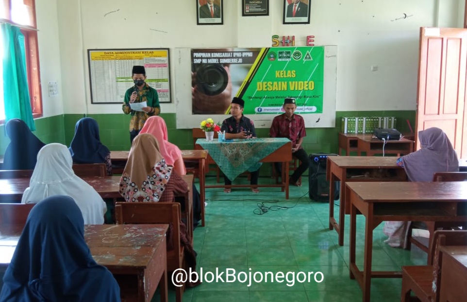 Berdakwah Lewat Medsos, PK IPNU IPPNU SMP NU Model Sumberrejo Latihan Design dan Editing