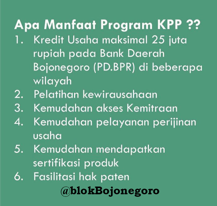 Program KPP Berikan Kemudahan Akses Kredit Usaha Bagi Pedagang