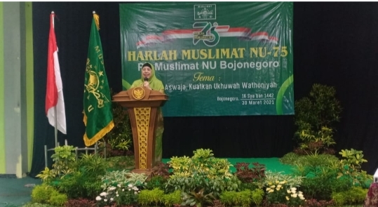 PC Muslimat NU Bojonegoro Peringati Harlah Secara Sederhana
