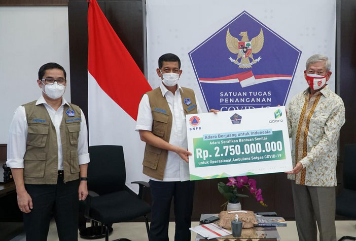 Satgas Covid-19 Mendapatkan Bantuan Senilai Rp 2,75 Miliar untuk Operasional Ambulans