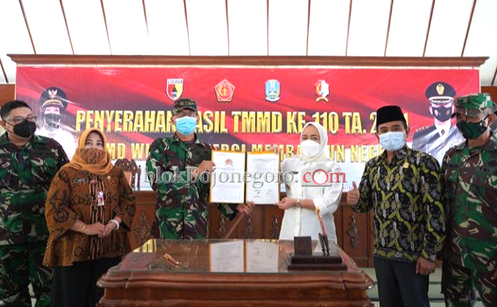 Bupati Ungkap Rasa Terima Kasih untuk Program TMMD 110