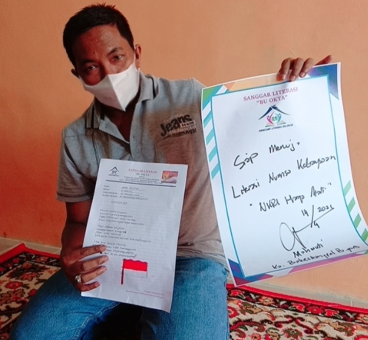 Sanggar Literasi Oktian Dikunjungi Kepala Bakesbangpol
