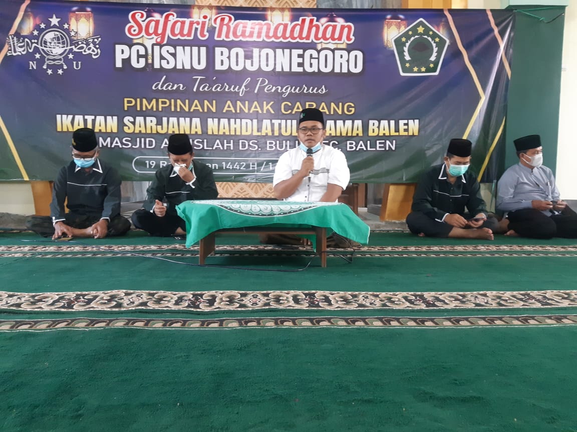 Kuatkan Kader, PC ISNU Bojonegoro Safari Ramadan di Balen