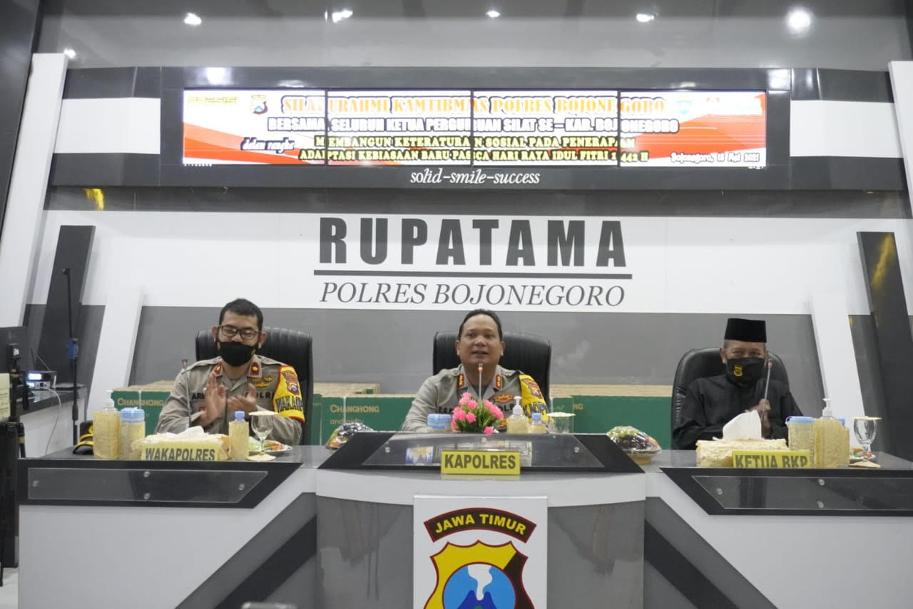Silaturahmi Kamtibmas, Kapolres Ingatkan Tren Kenaikan Covid-19