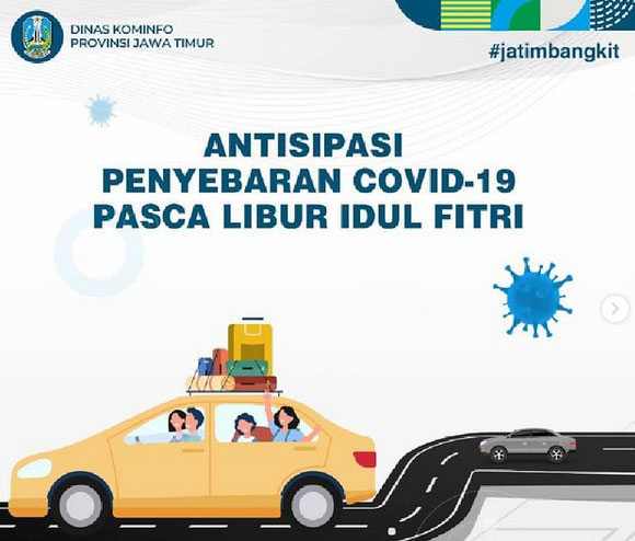 Pemprov Jatim Antisipasi Penyebaran Covid-19 Pasca Libur Idul Fitri