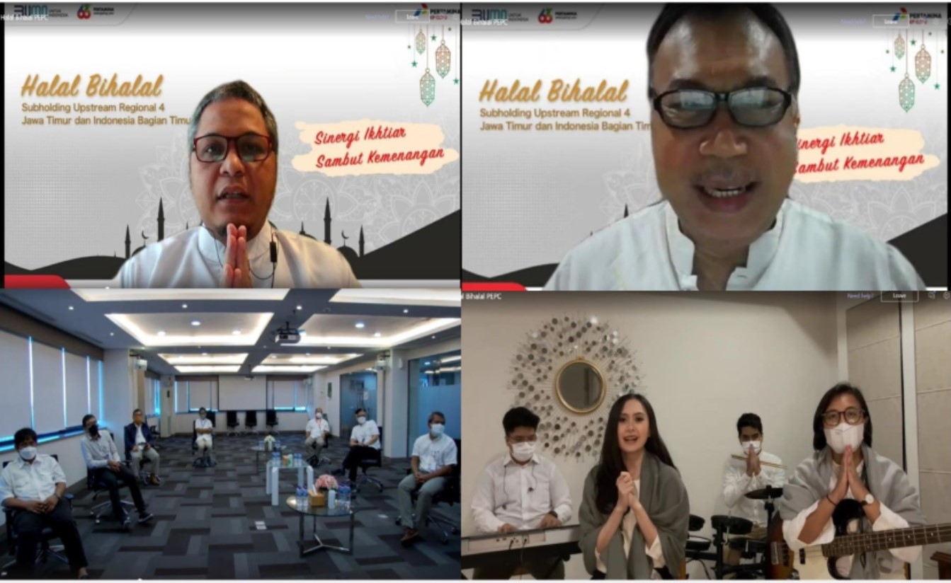 Pertamina Subholding Upstream Regional Jatim dan Indonesia Bagian Timur Silaturahmi Virtual