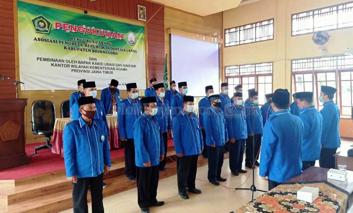 Kemenag Bojonegoro Kukuhkan Pengurus Cabang Asosiasi Penghulu