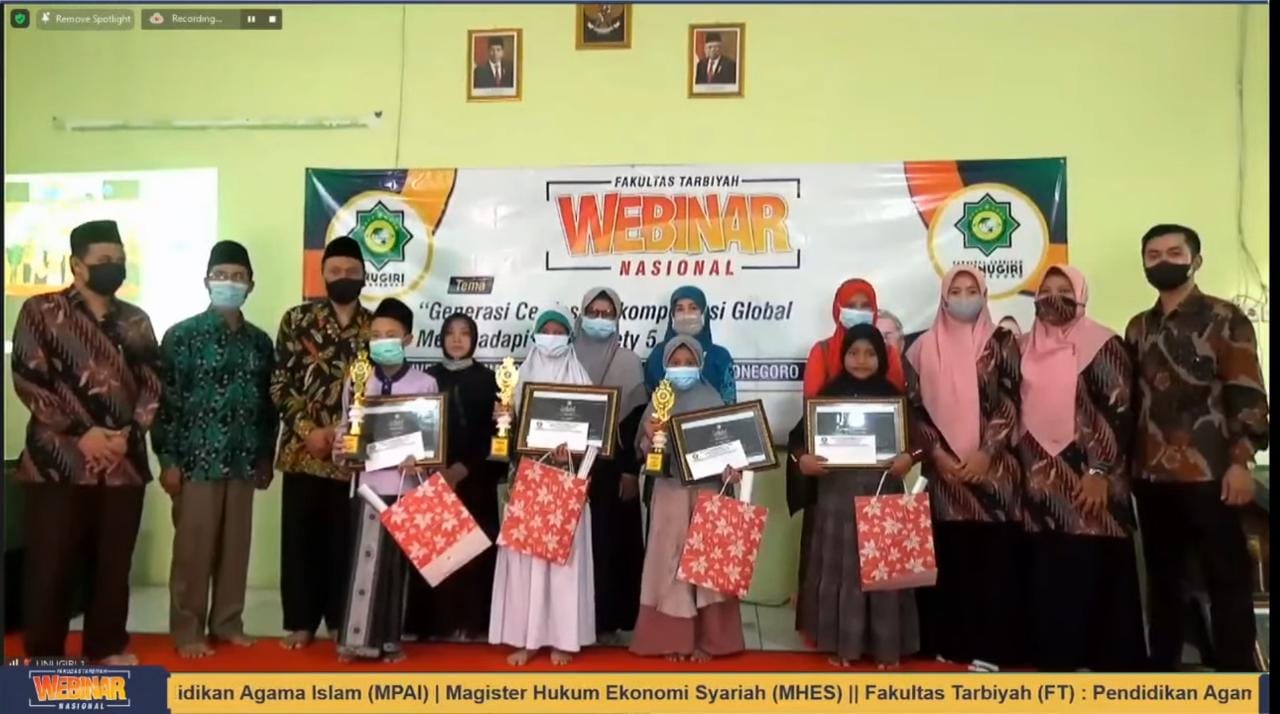 Inilah Pemanang Lomba Tahfidz Qur'an dan Microtheaching PGMI UNUGIRI