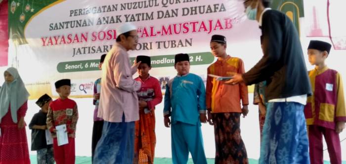 Pertamina Asset 4 Cepu Santuni Yatim Dhuafa di Kecamatan Senori