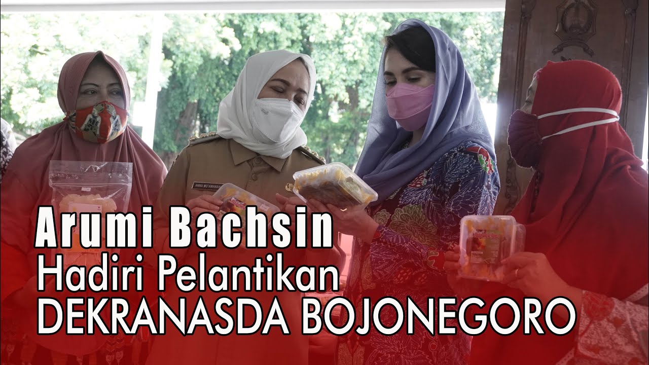 Arumi Hadiri Pelantikan Pengurus Dekranasda Bojonegoro