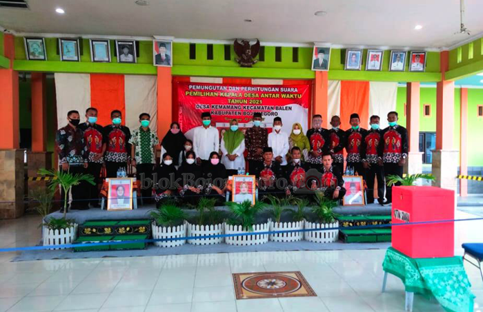 Pilkades Antar Waktu Desa Kemamang, Perhitungan Suara, Area TPS Disterilkan