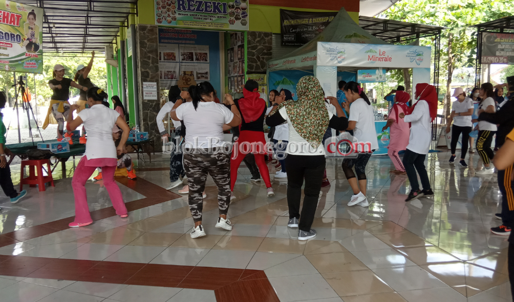 Pelaku IKM dan UMKM Gelar Senam Minggu Ceria Bangkitkan Ekonomi Kecil