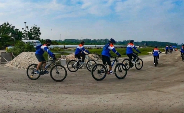 Gowes Bareng Upaya PEPC Eratkan Silaturahim