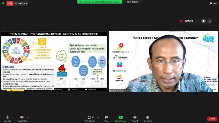 DEN Bantu  Pembangunan Rendah Karbon Industri Hulu Migas