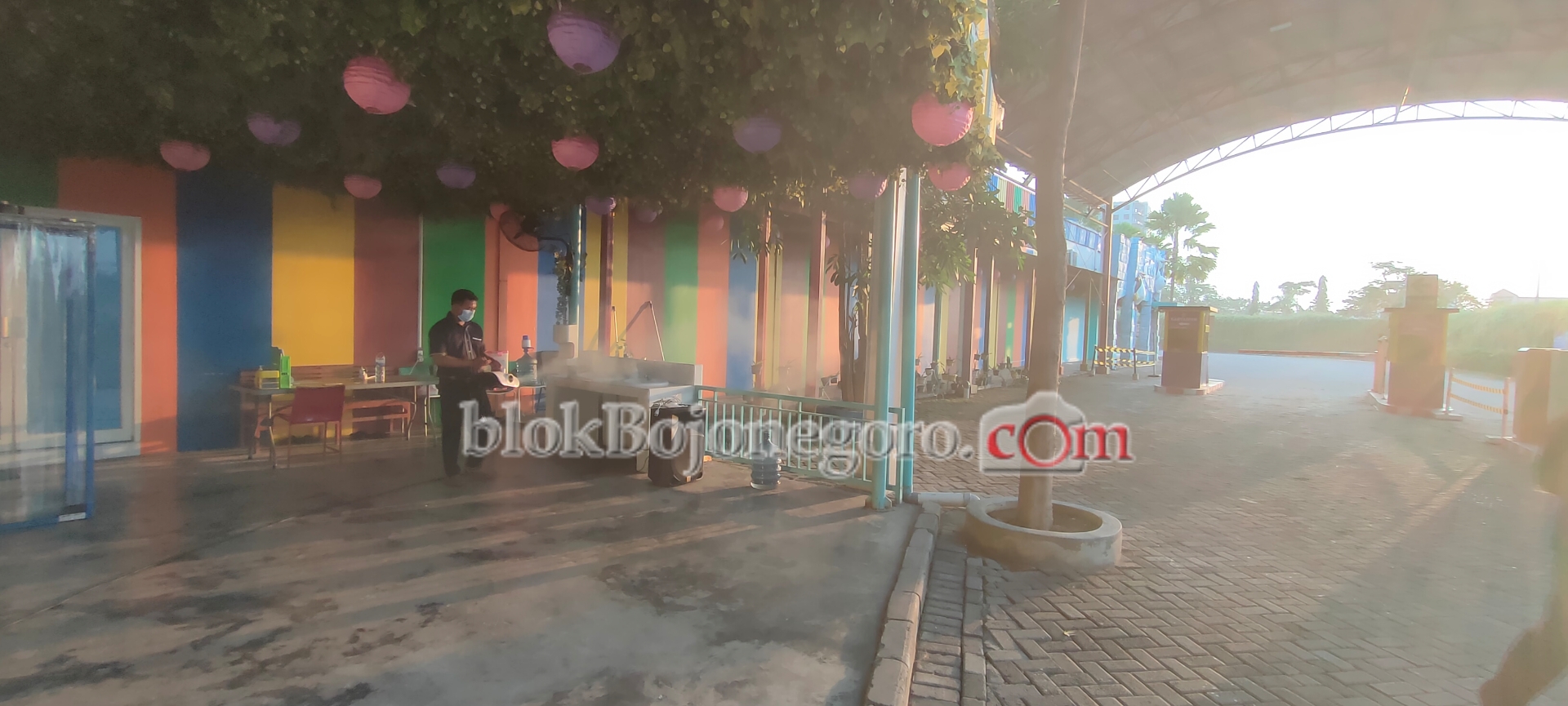 Tak Hanya Terapkan Prokes, Go Fun Rutin Fogging Tiap Hari