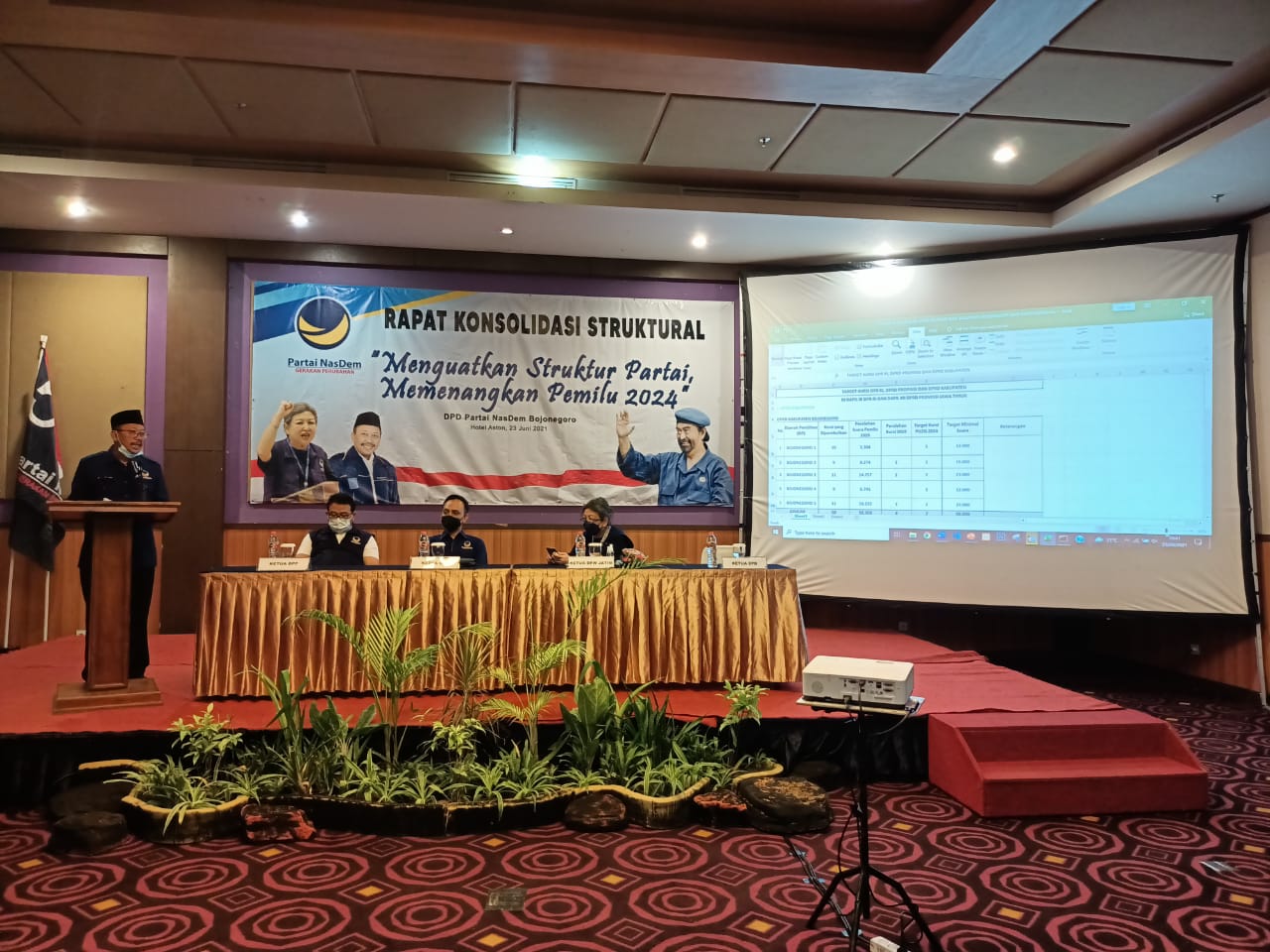 Kuatkan Struktur Partai, Nasdem Targetkan Menang Pemilu 2024