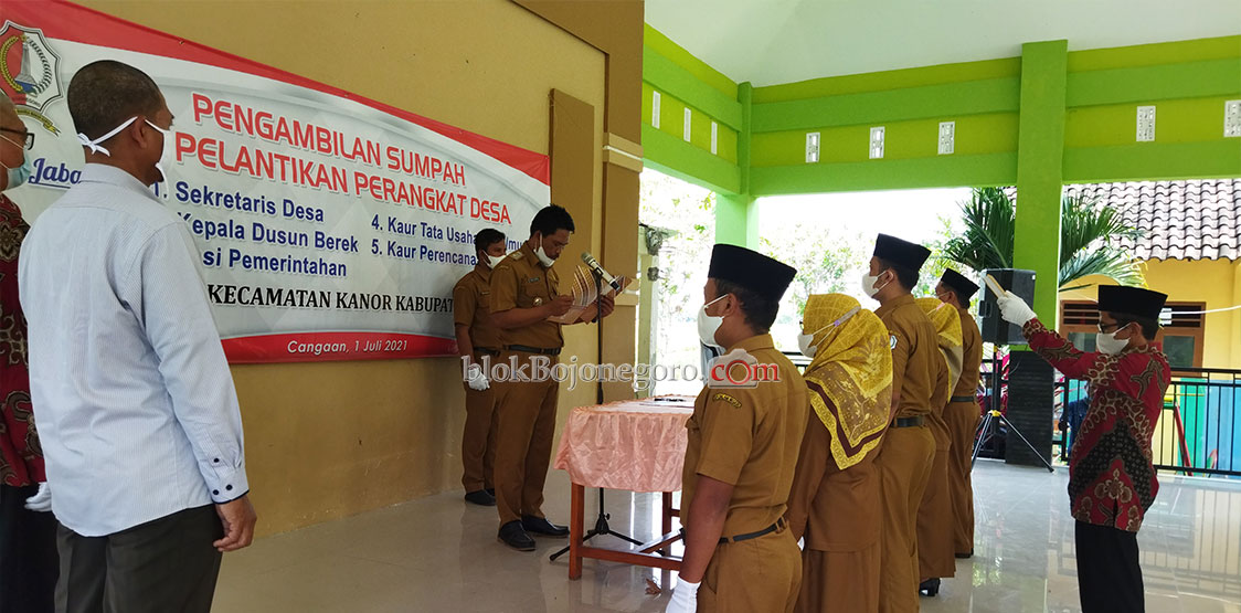 5 Perangkat Desa Cangaan Dilantik