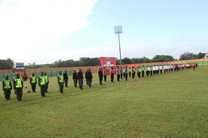 PPKM Darurat Diberlakukan, Polres Bojonegoro Apel Gelar Pasukan Gabungan