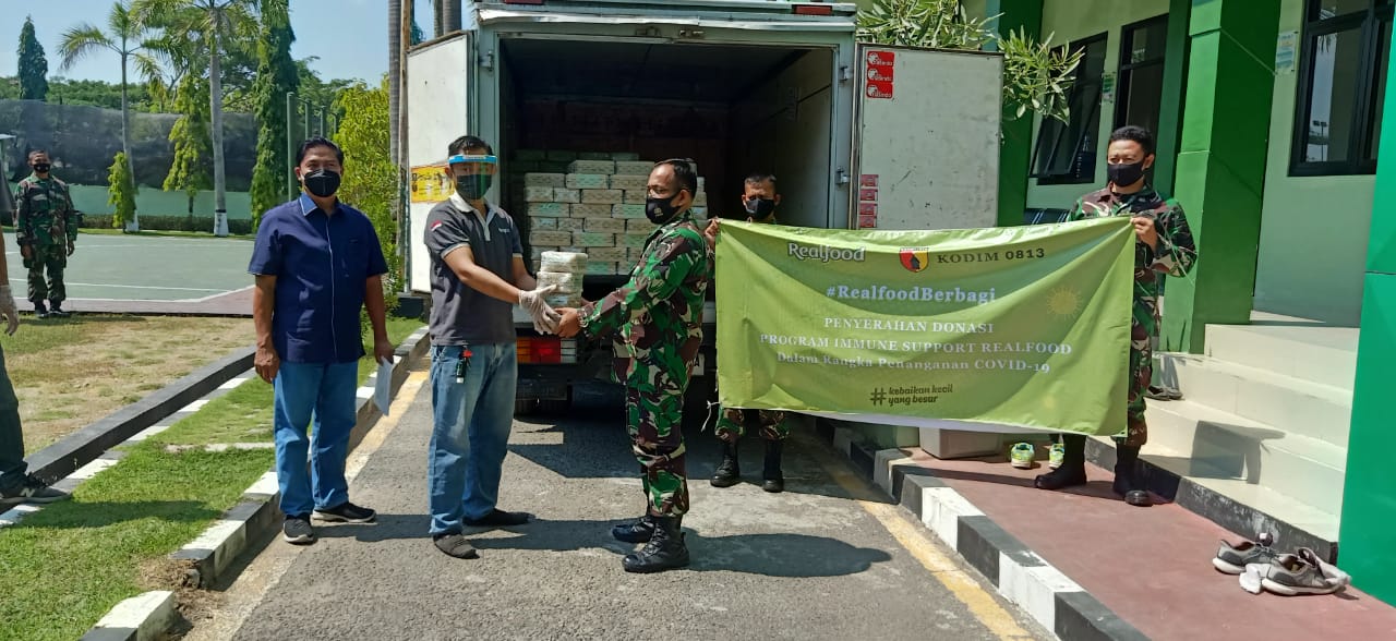 Dukung Penanganan Covid-19, Kodim 0813 Bojonegoro Dapat Suplemen