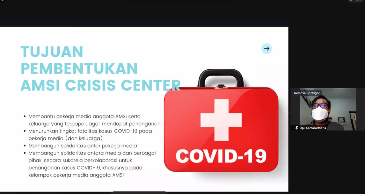 Saat Edukasi Penanganan Pandemi, AMSI Crisis Center Covid-19 Resmi Diluncurkan