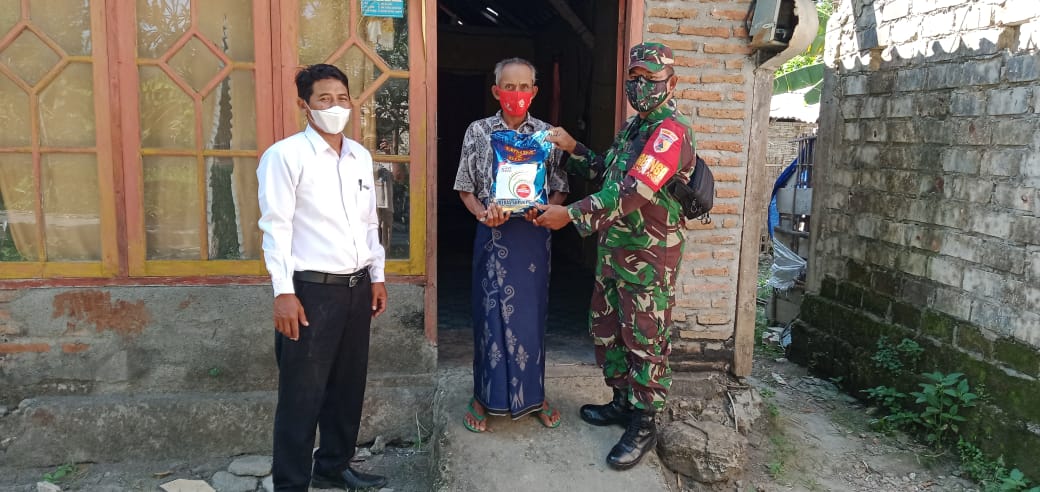 Kodim 0813 Bojonegoro Kembali Salurkan Bantuan Beras