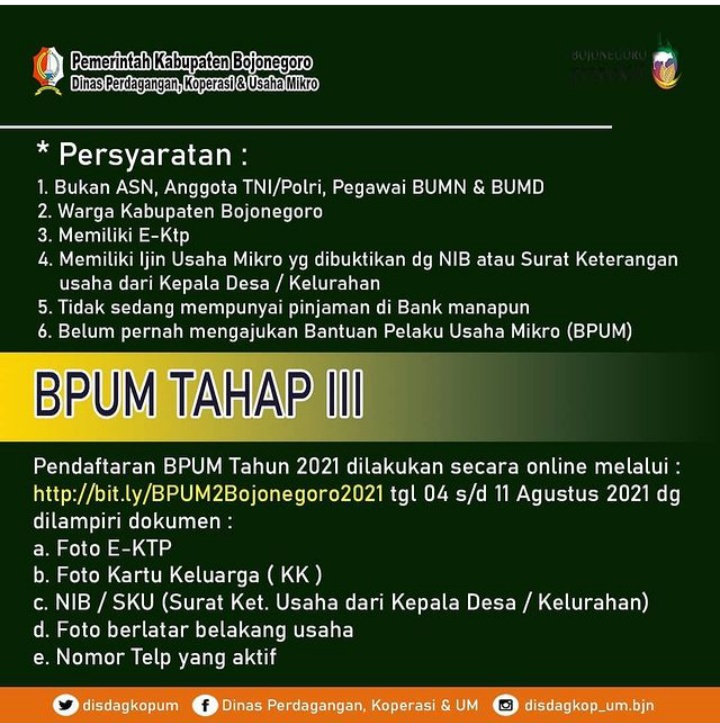 Pendaftaran BPUM Tahap III Rp 1,2 Juta Kembali Dibuka