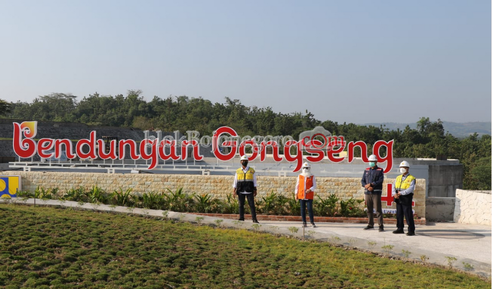 Target September Rampung, Bendungan Gongseng Masuk Tahap Pengisian