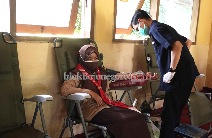 Bulan Bhakti Pramuka Indonesia, Kwarcab Bojonegoro Gelar Donor Darah