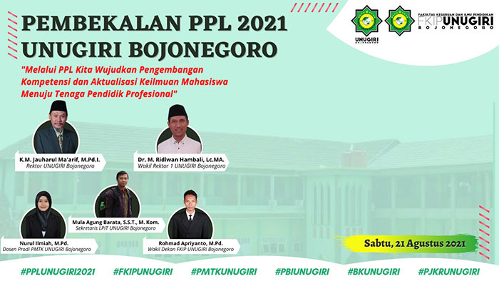 Mahasiswa FKIP UNU Sunan Giri Bojonegoro Siap Praktek Ajar Nyata 2021