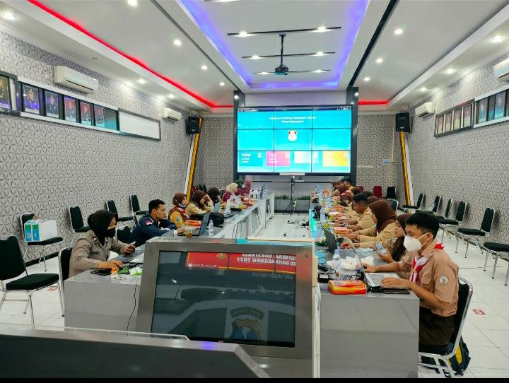 Pramuka Bojonegoro Ikut Berpartisipasi Dalam Program Vaksinasi Massal 5000 Dosis