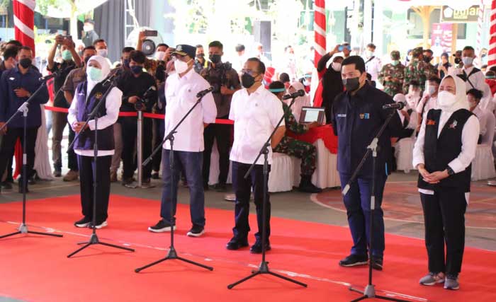 Vaksinasi Massal 22.590 Dosis di Kota Migas Dapat Apresiasi Menteri