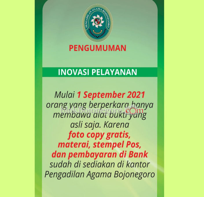 Mulai September 2021, Akta Cerai dari Pengadilan Agama Diantar Sampai Rumah