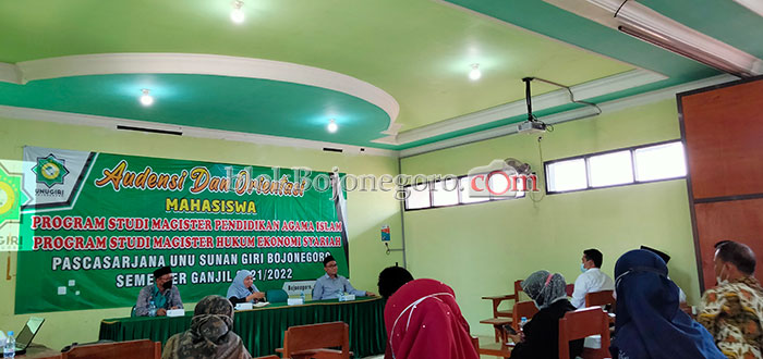 Mahasiswa 2 Program Magister UNU Sunan Giri Bojonegoro Ikuti PKKMB