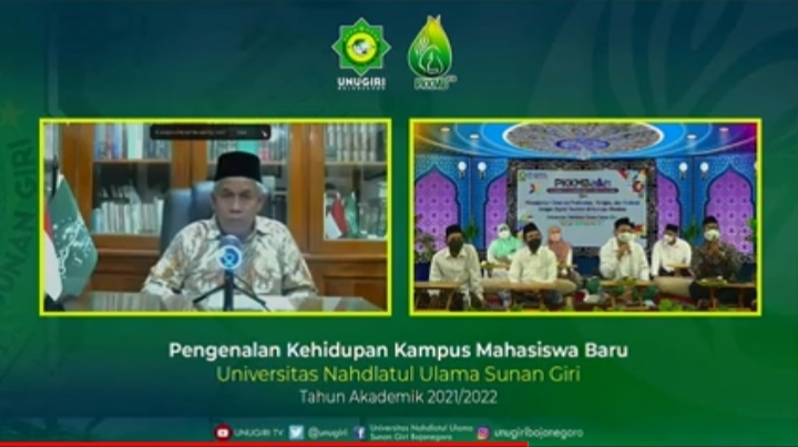 PKKMB Unugiri Ditutup dengan Istighosah Bersama Ketua PWNU Jatim