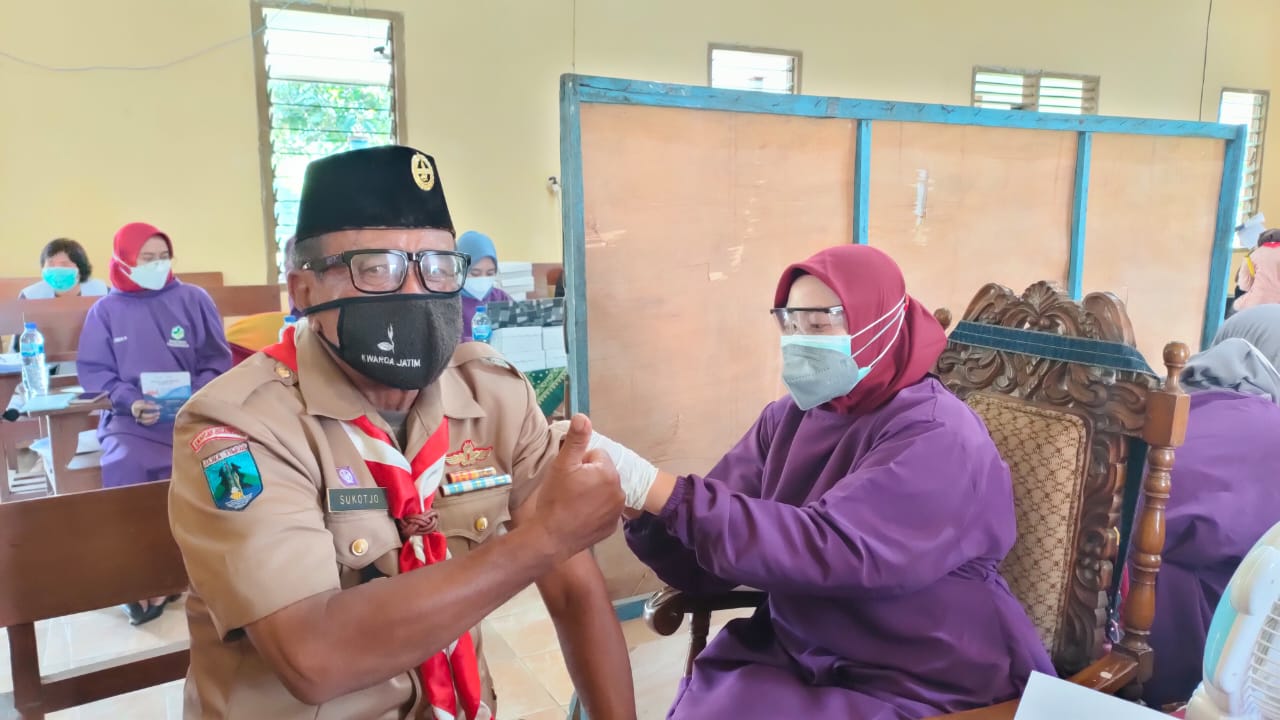 Vaksinasi ke Dua di Kwarcab Bojonegoro, Sebanyak 380 Dosis Disuntikkan