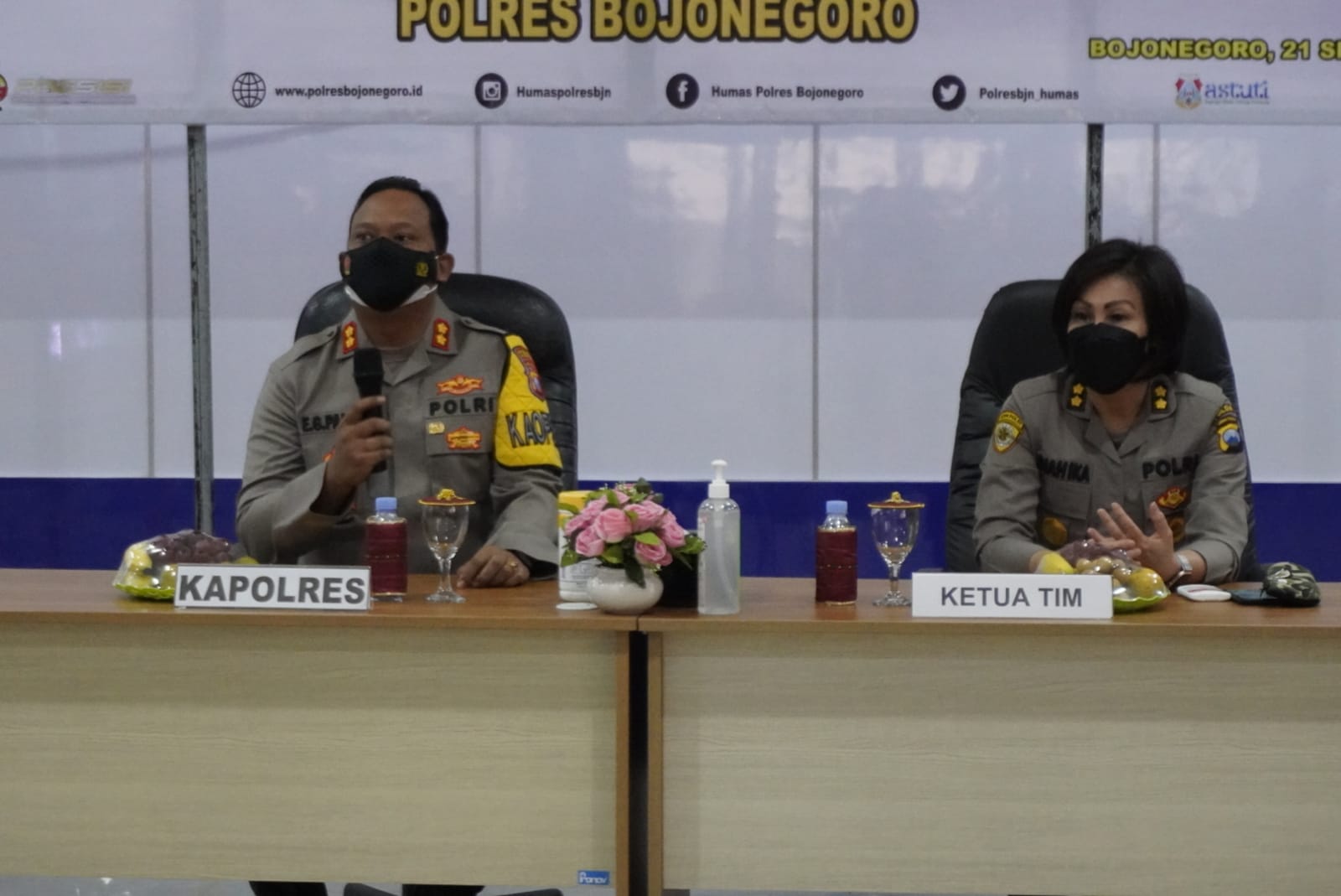 Mapping dan Konseling Anggota Polres Bojonegoro di Masa Pandemi Covid-19
