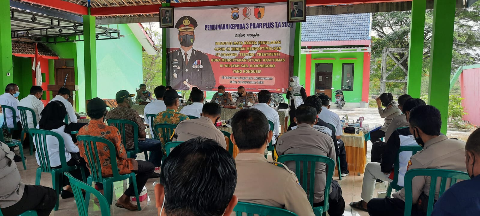 Tiga Pilar di Bojonegoro Terus Optimalkan 3T Saat Pandemi Covid-19