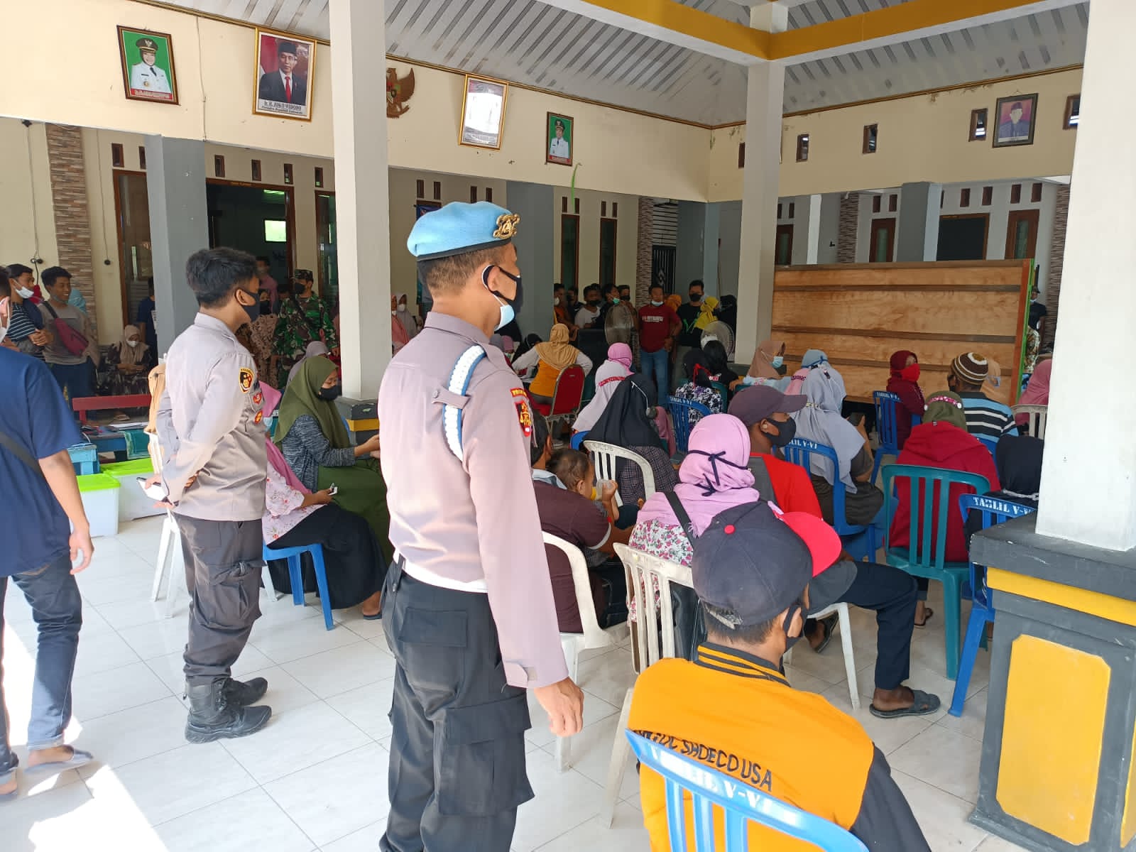 Polres Bojonegoro Gencarkan Vaksinasi di Dua Tempat Sekaligus