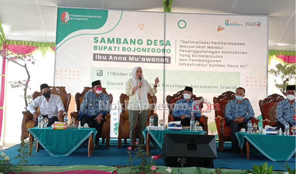 Bupati Bojonegoro Sambang Desa di Dusun Bungas, Guyangan Trucuk