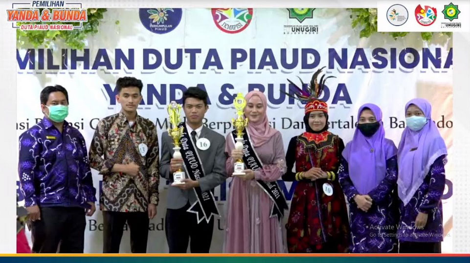 Pemilihan Yanda Bunda Duta PIAUD Nasional di Kampus UNU Sunan Giri Bojonegoro Berlangsung Sengit