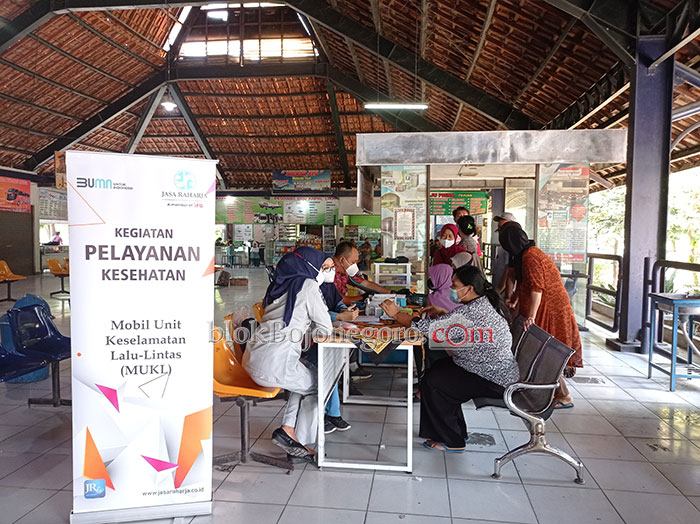 Jasa Raharja Selenggarakan Pengecekan Kesehatan Gratis di Terminal